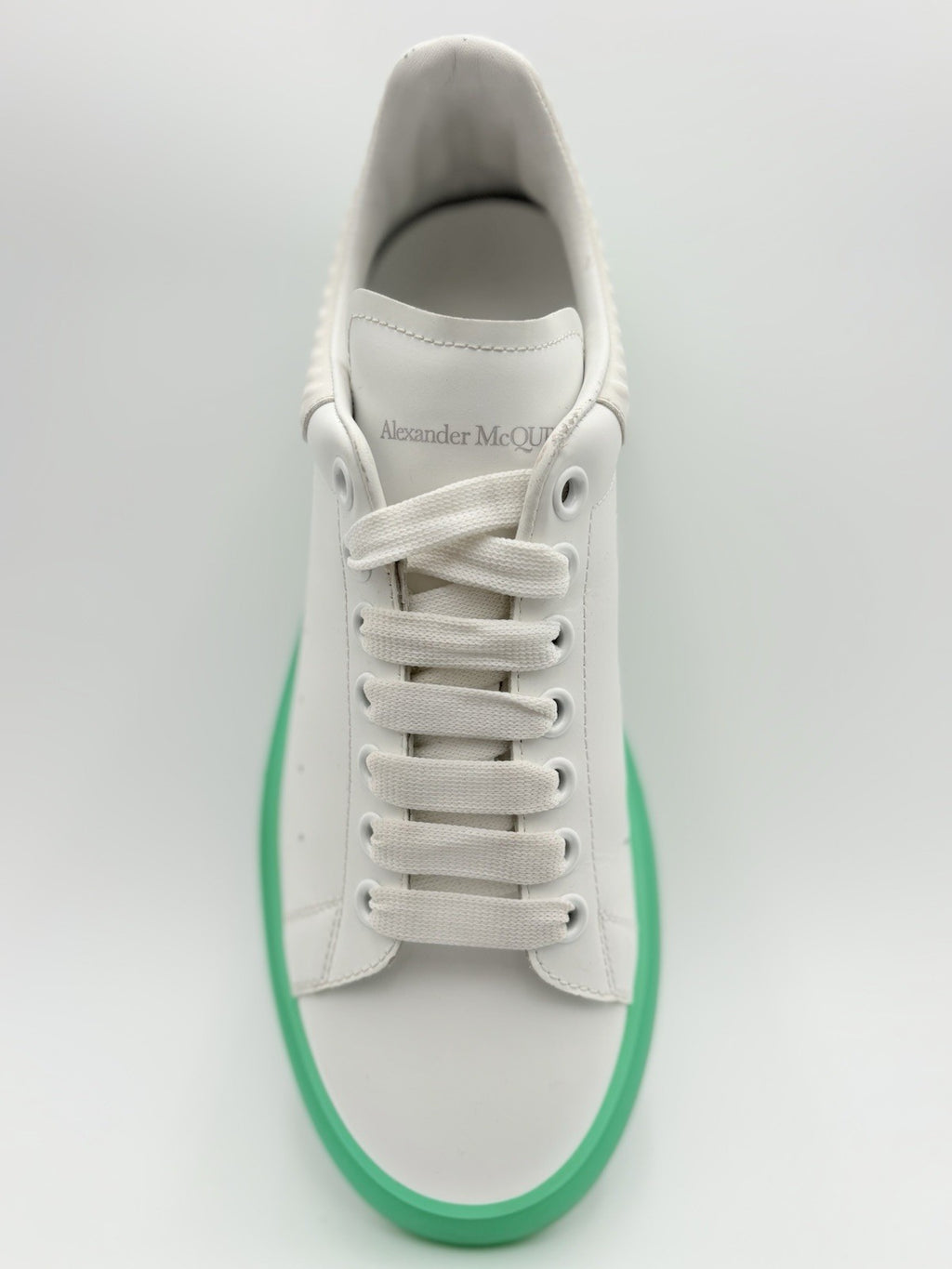 Size 41 (8 US) Alexander McQueen Oversized ' White Green Sole ' | SUPER CLEAN!