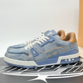 Size 11 LV (12-12.5 US) Louis Vuitton Denim Trainer ' Blue ' | SUPER CLEAN!
