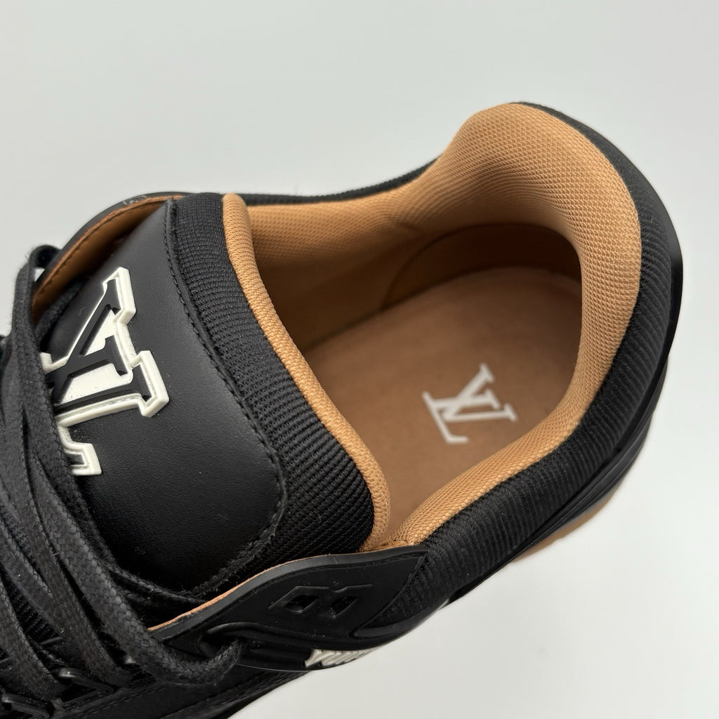Size 11 LV (12-12.5 US) Louis Vuitton Trainer ' Black Brown ' | GREAT CONDITION!