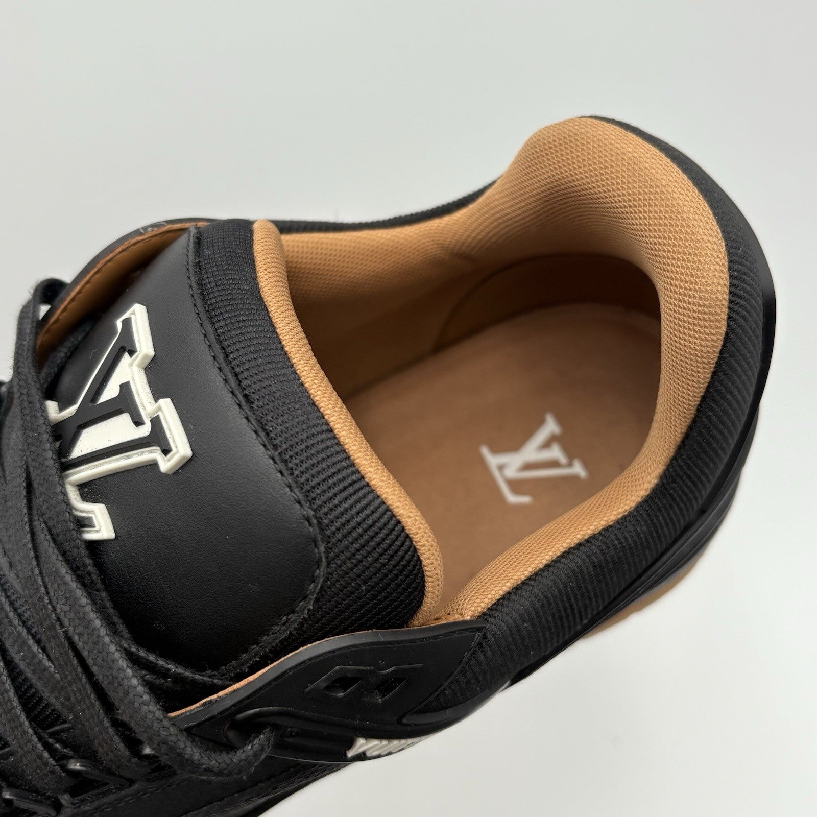 Size 11 LV (12-12.5 US) Louis Vuitton Trainer ' Black Brown ' | GREAT CONDITION!