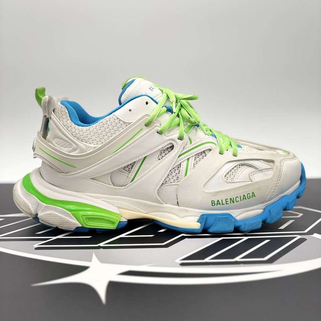Size 45 (12 US) - Balenciaga Track ' White Blue Green ' | GREAT CONDITION!