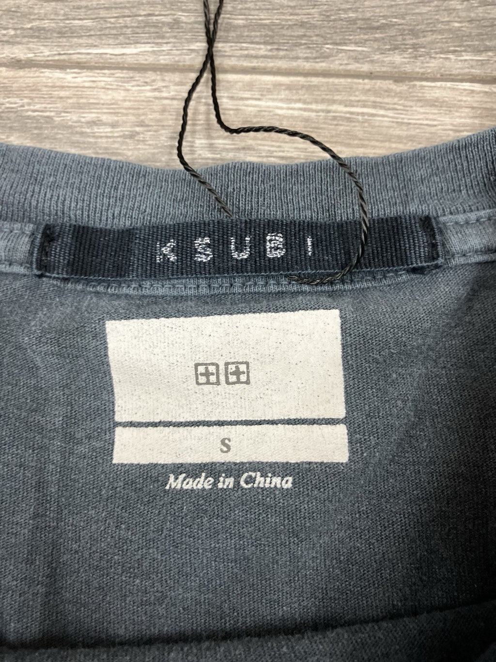 Size Small - Ksubi Sign Of The Times T-Shirt ' Blue ' | GOOD CONDITION!