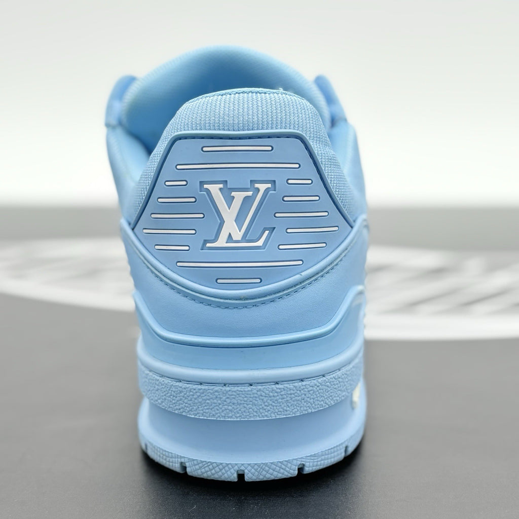 Size 7.5 LV (8.5-9 US) - Louis Vuitton Trainer ' Light Blue ' | SUPER CLEAN!