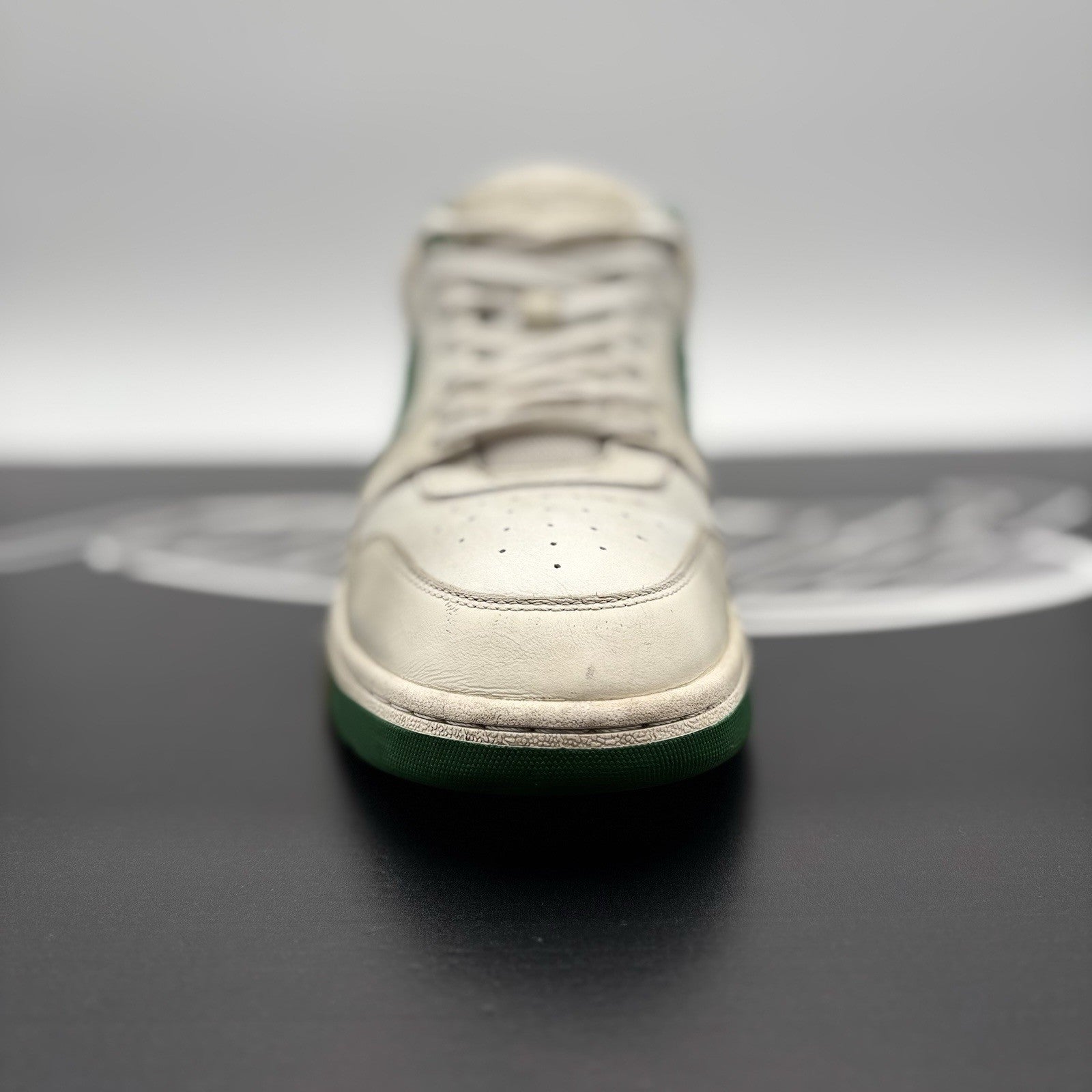 Size 43 (10 US) Off-White Out of Office ' White, Green ' | GOOD CONDITION!