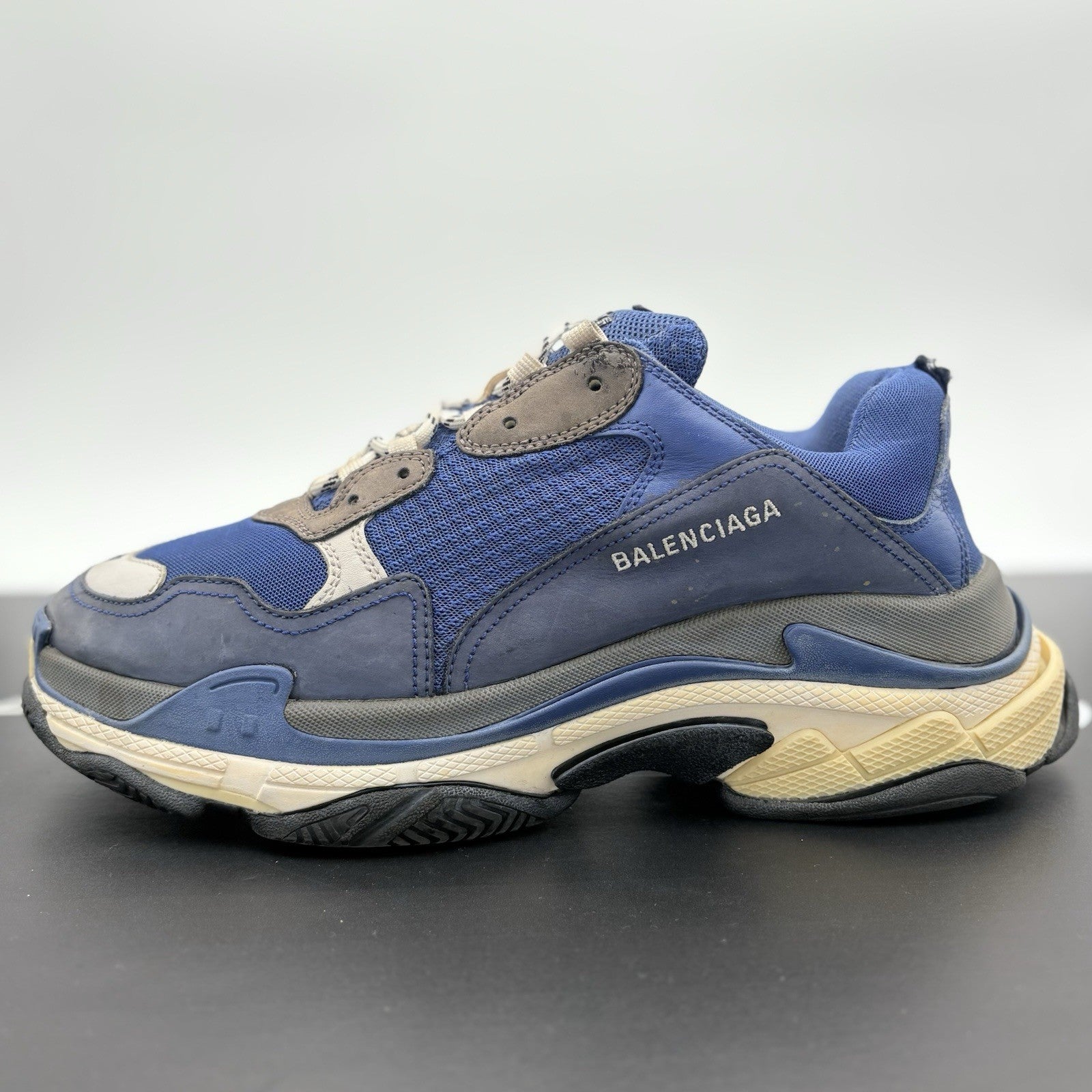 Size 47 (14 US) - Balenciaga Triple S ' Cool Blue Grey '