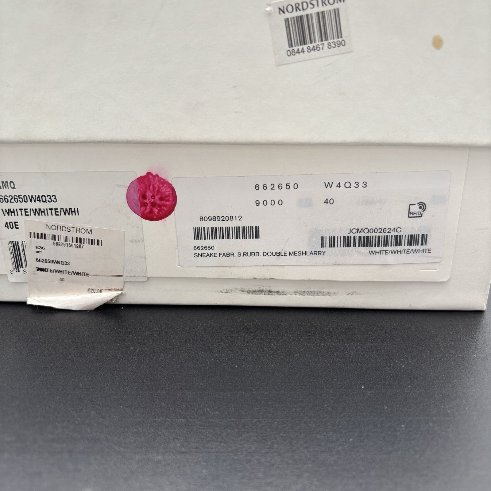 Size 40 (7 US) - Alexander McQueen ‘ White Transparent ‘ | EXCELLENT CONDITION!