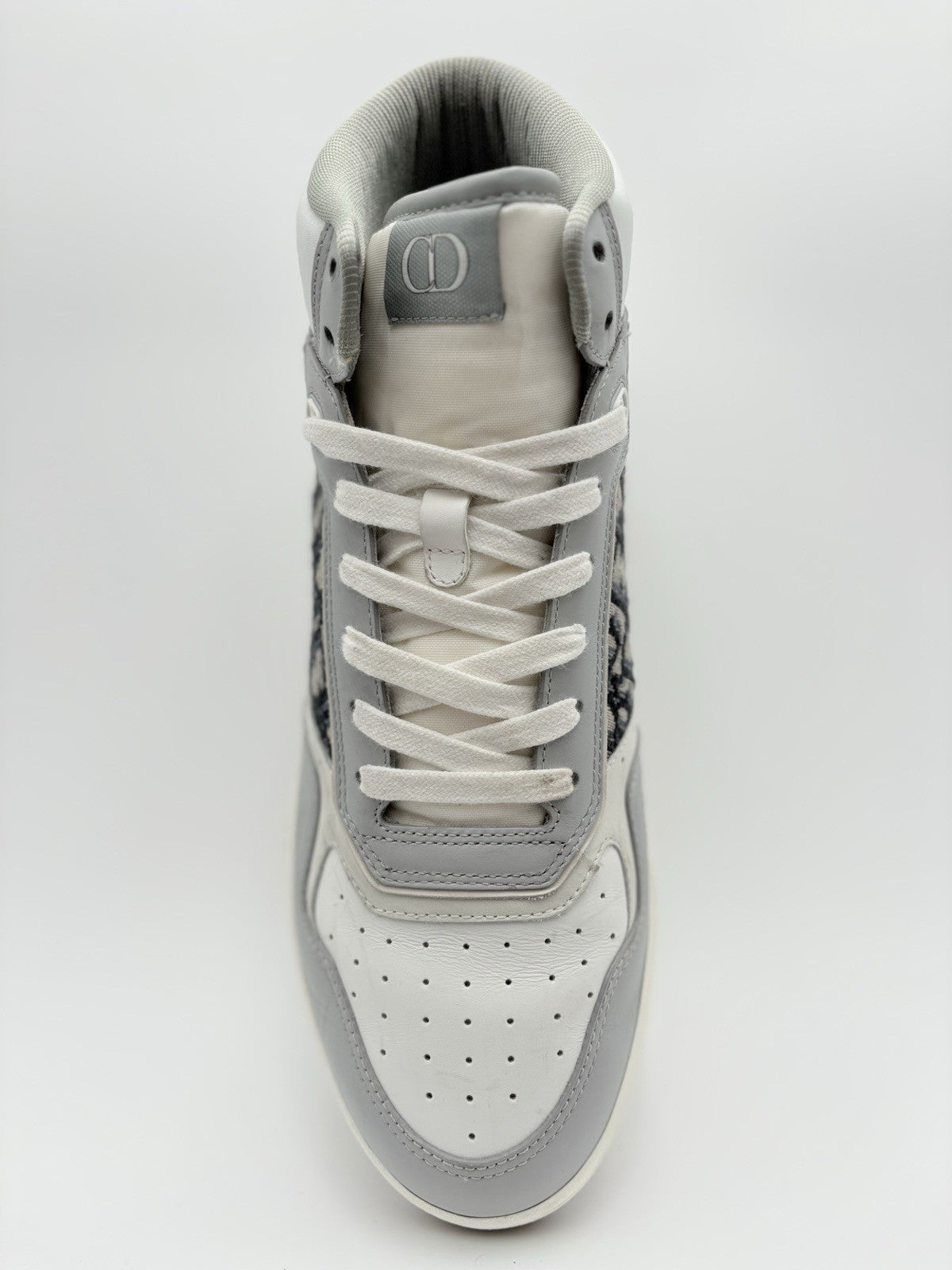 Size 45 (12 US) Dior B27 Oblique High Top ' Grey ' | SUPER CLEAN!