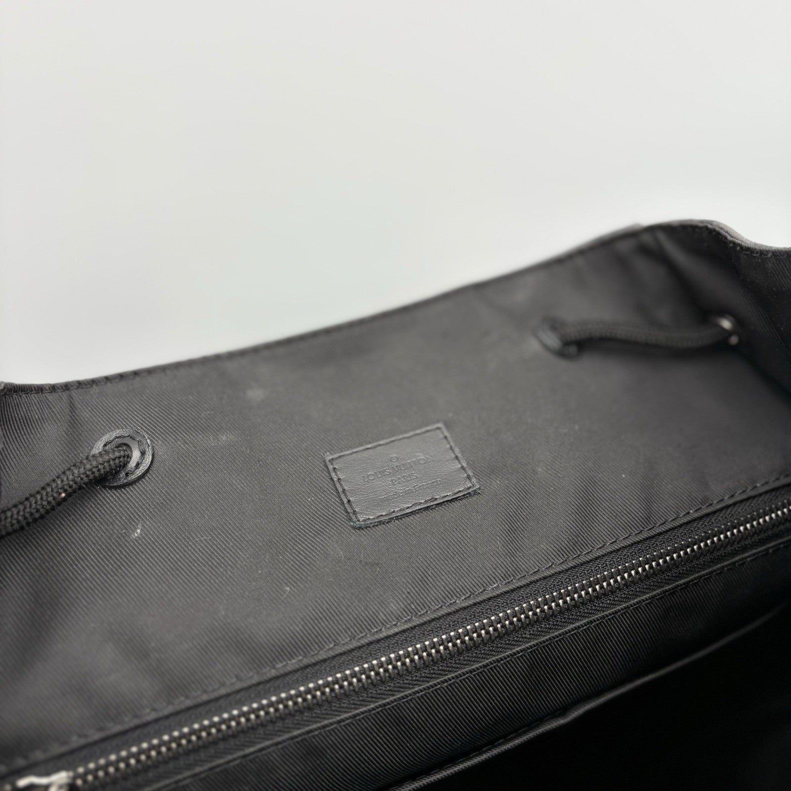 Louis Vuitton Cristopher MM Monogram Eclipse Backpack ' Black Grey '