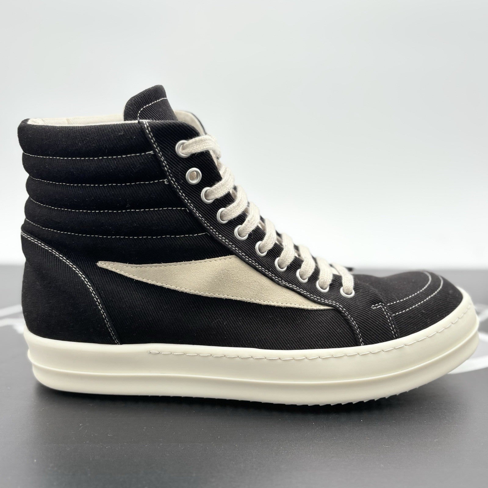 Size 43 (10 US) Rick Owens DRKSHDW Black Hollywood High Vintage | CLEAN!