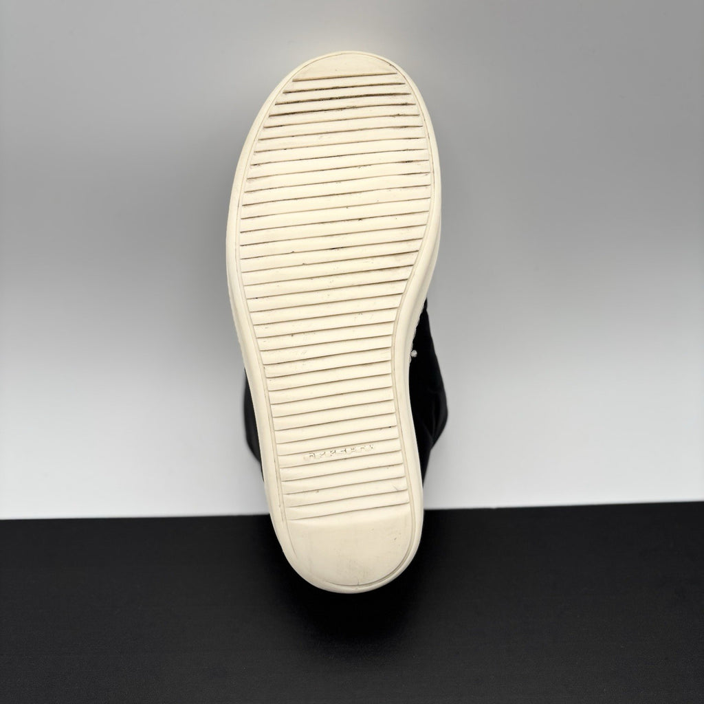 Size 42 (9 US) Rick Owens DRKSHDW Hollywood Jumbo Lace Puffer Low ' Black Milk '