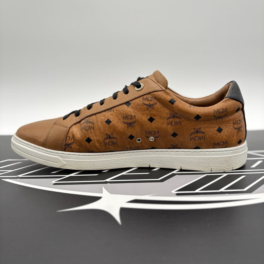 Size 45 (12 US) - MCM Terrain monogram-print sneakers | GOOD CONDITION!