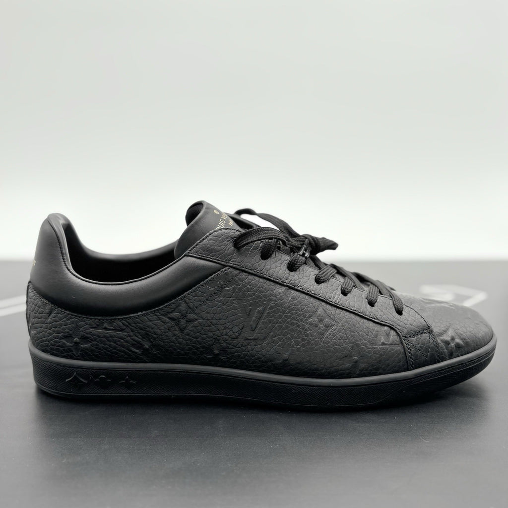 Size 9 LV (10-10.5 US) Louis Vuitton Luxembourg Monogram ' Black ' | WORN ONCE!