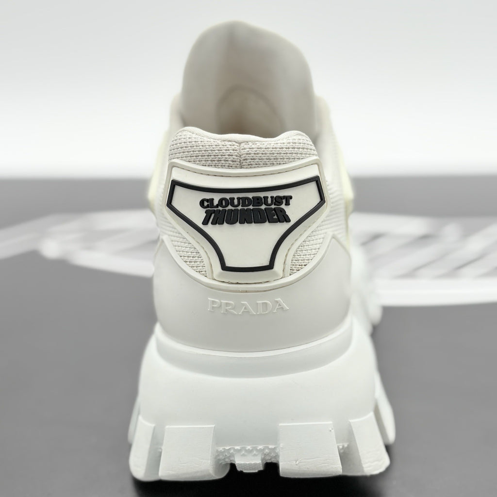 Size 8 UK (9 US) - Prada Cloudbust Thunder ' White ' | GREAT CONDITION!