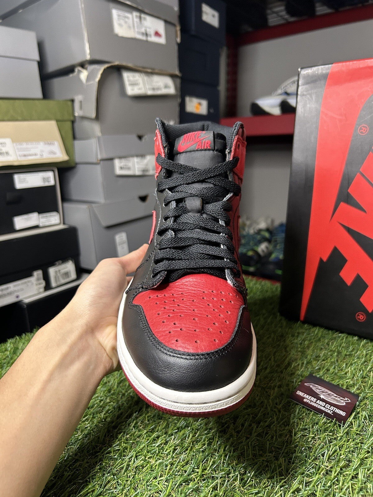 Size 9.5 - Nike Air Jordan 1 Retro High OG 'Banned' 2016