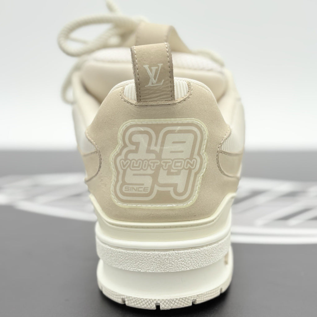 Size 7 LV (8-8.5 US) Louis Vuitton Skate ' Beige White ' | GREAT CONDITION!