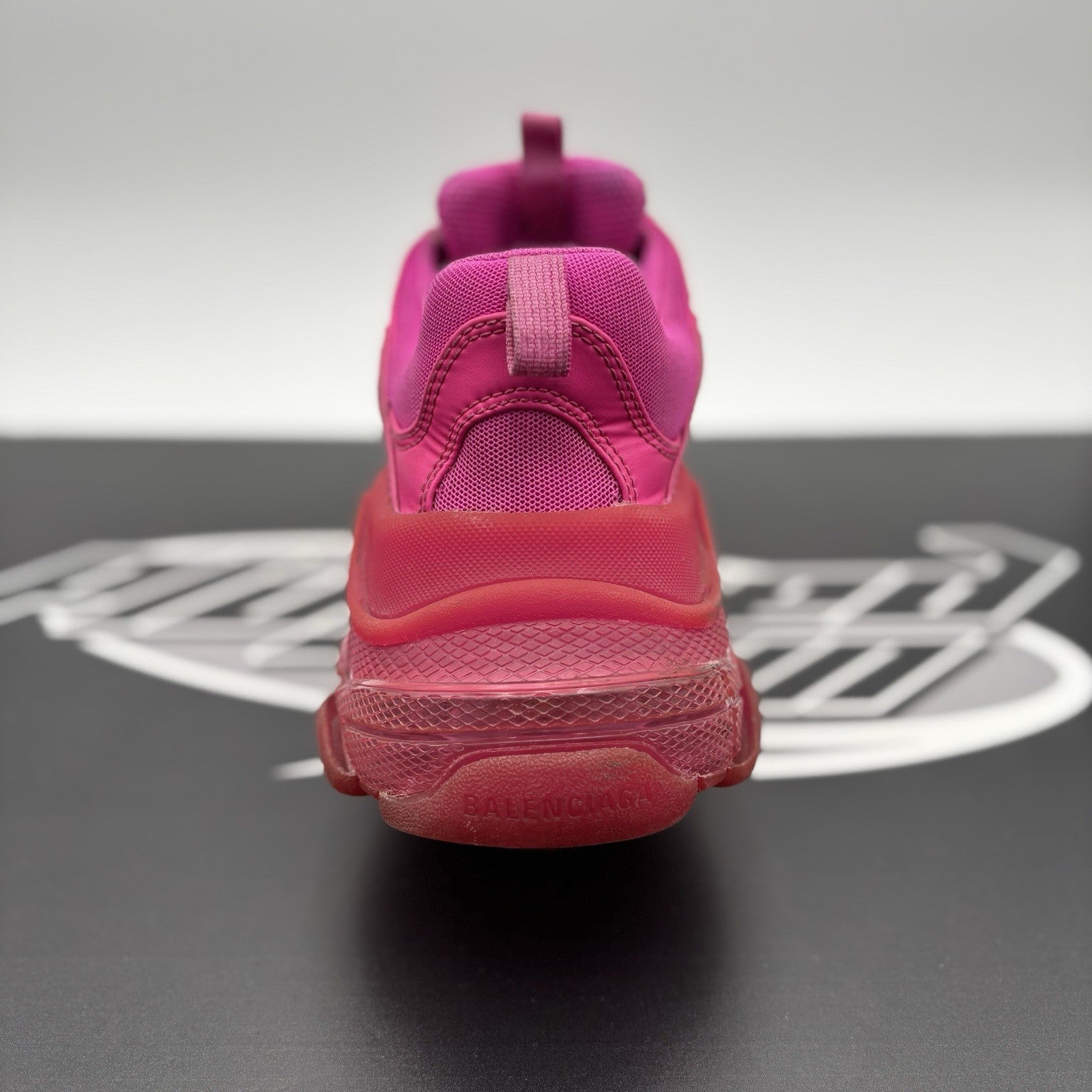Size 41 (8 US) - Balenciaga Triple S ' Hot Pink ' | GOOD CONDITION!