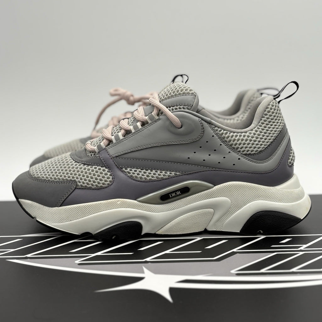Size 44 (11 US) - Dior B22 Sneaker ' Grey Pink Laces ' | SUPER CLEAN!
