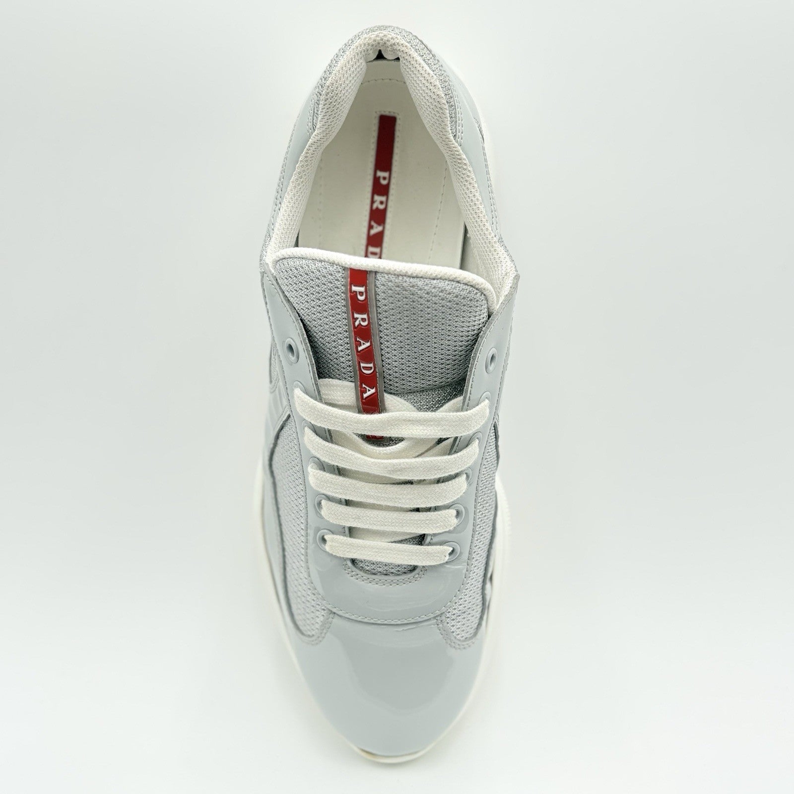 Size 10 UK (11 US) - Prada America Cup ' Grey White ' | GREAT CONDITION!