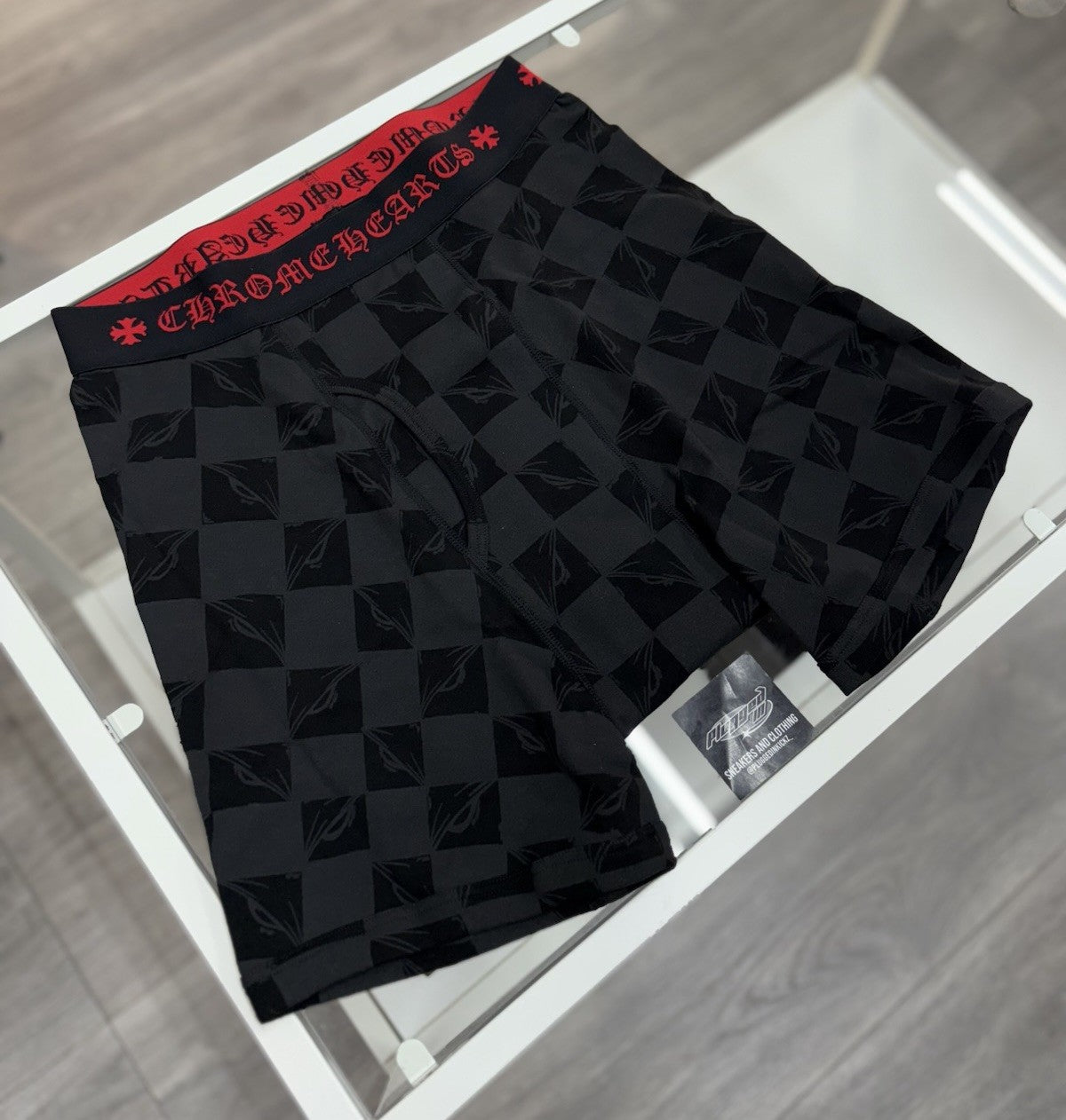 Size Medium - Chrome Hearts Matty Boy 99 Eyes Boxer Brief Shorts ' Black ' | NEW