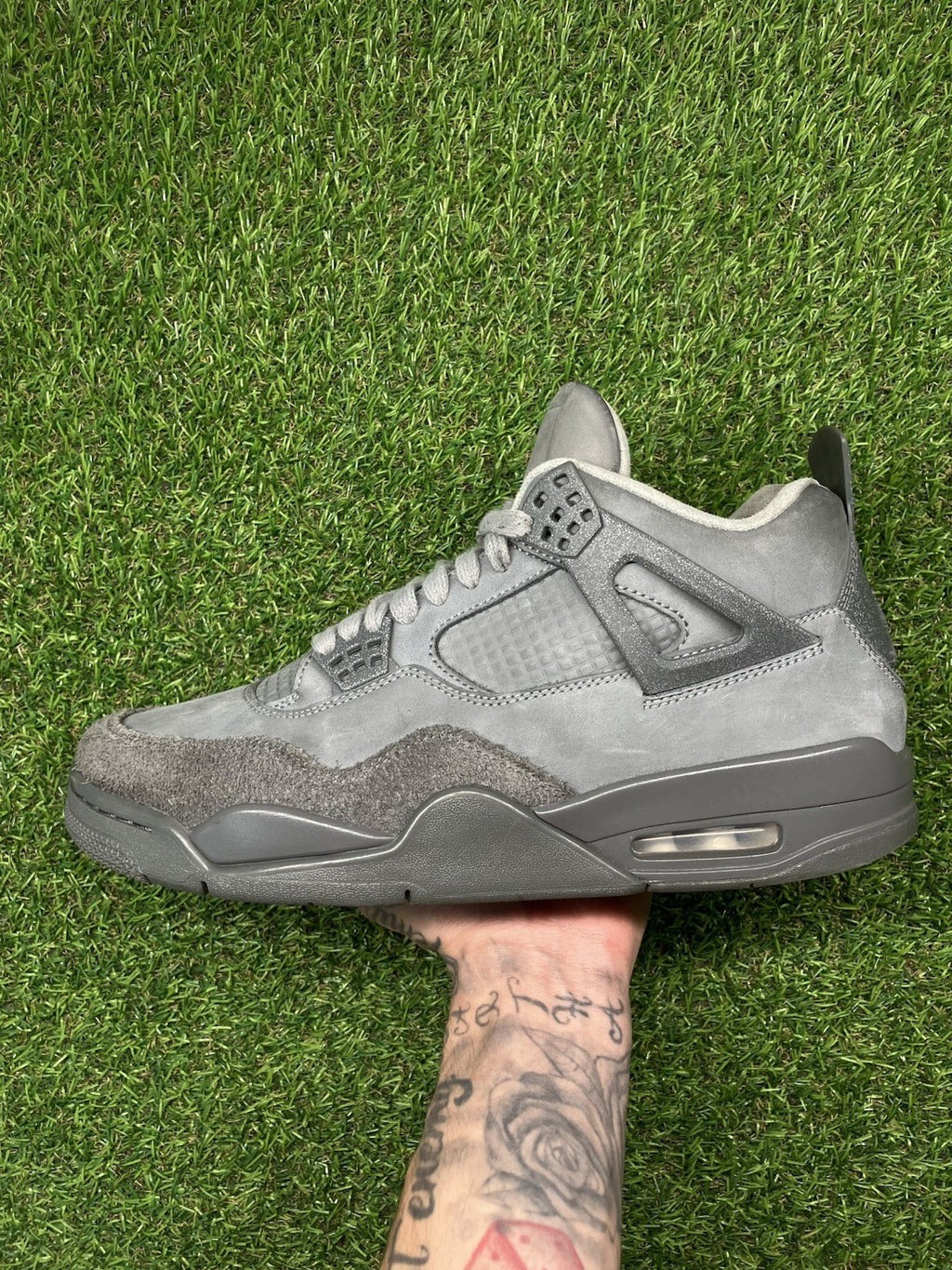Size 9.5 - Nike Air Jordan 4 Retro Paris Olympics ' Wet Cement ' | GREAT COND!