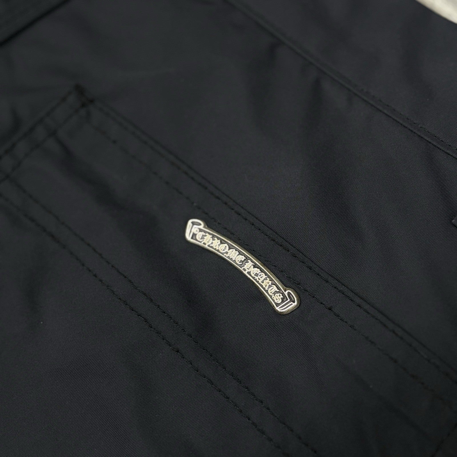 Size 30 - Chrome Hearts Leather Knee Carpenter Pants ' Black ' | WORN 1-3X