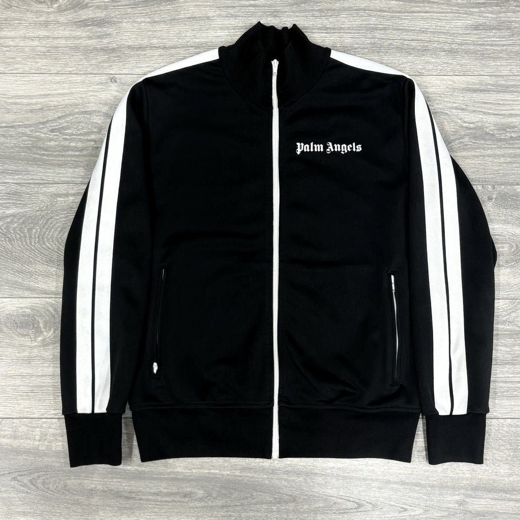 Size L - Palm Angels Classic Track Jacket ' Black White '