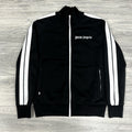 Size L - Palm Angels Classic Track Jacket ' Black White '