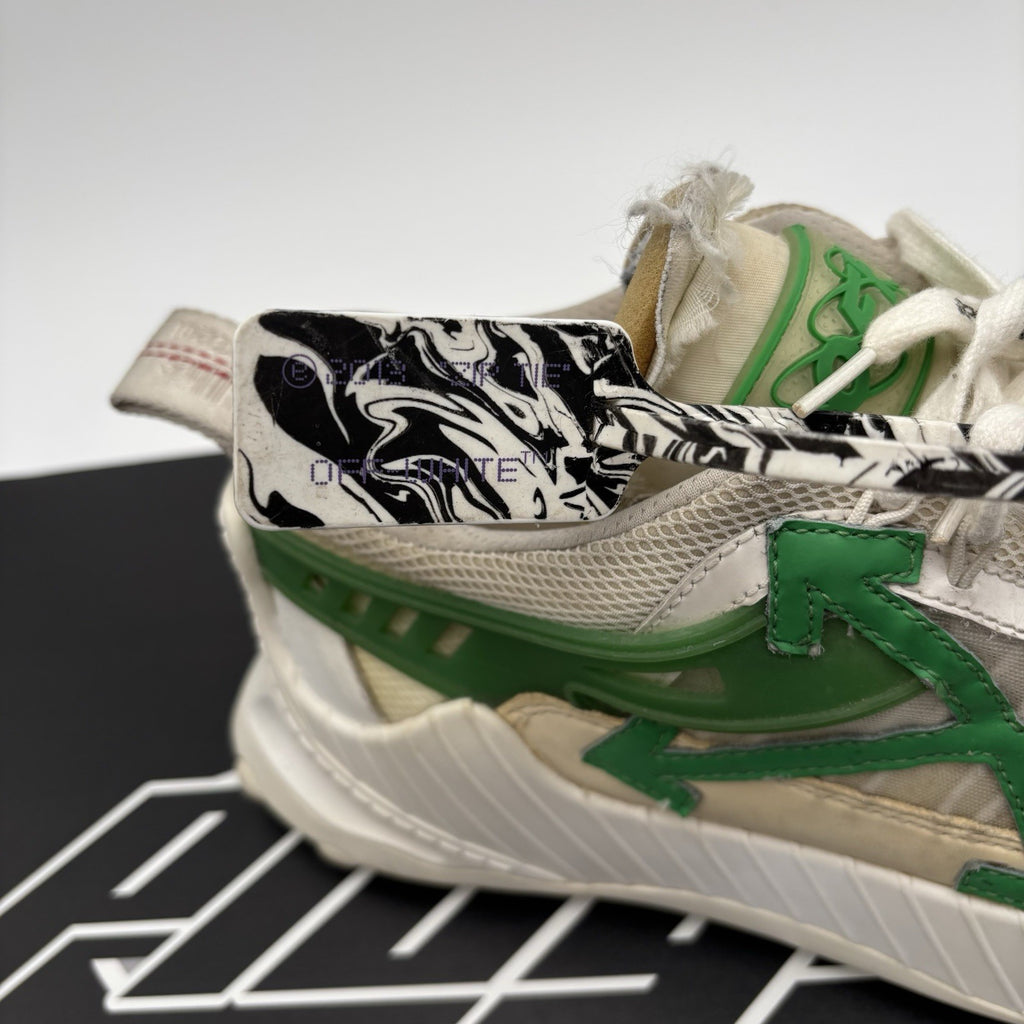 Size 43 (10 US) Off-White Odsy-1000 ' White, Beige, Green ' | GREAT CONDITION!