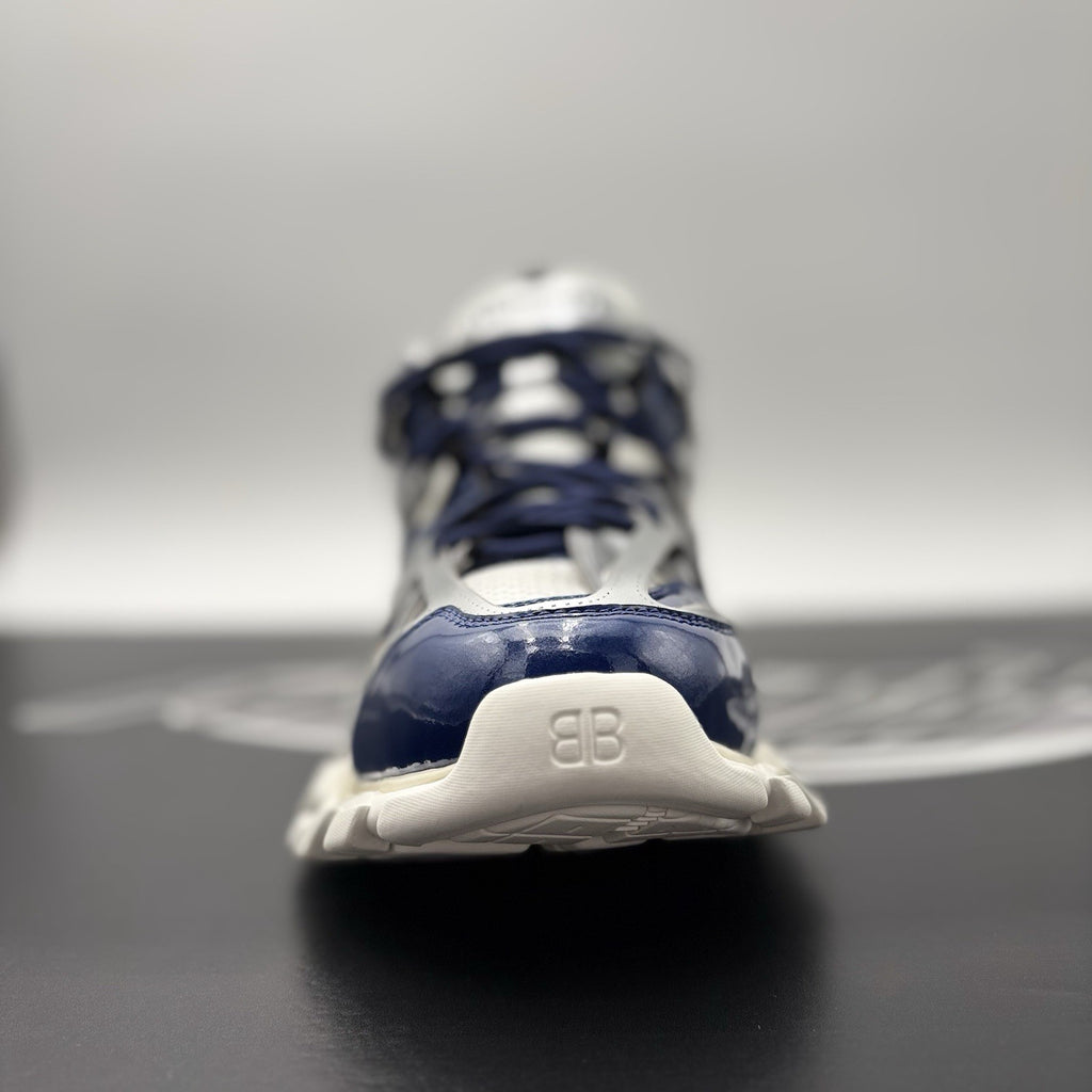 Size 46 (13 US) - Balenciaga Track LED Sneaker ' Silver Navy ' | BRAND NEW!