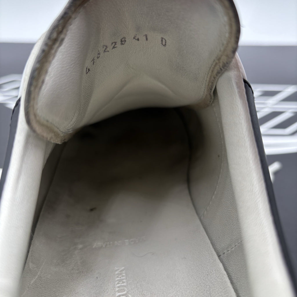 Size 41 (8 US) - Alexander McQueen Oversized Studded ' White Black ' | GREAT!