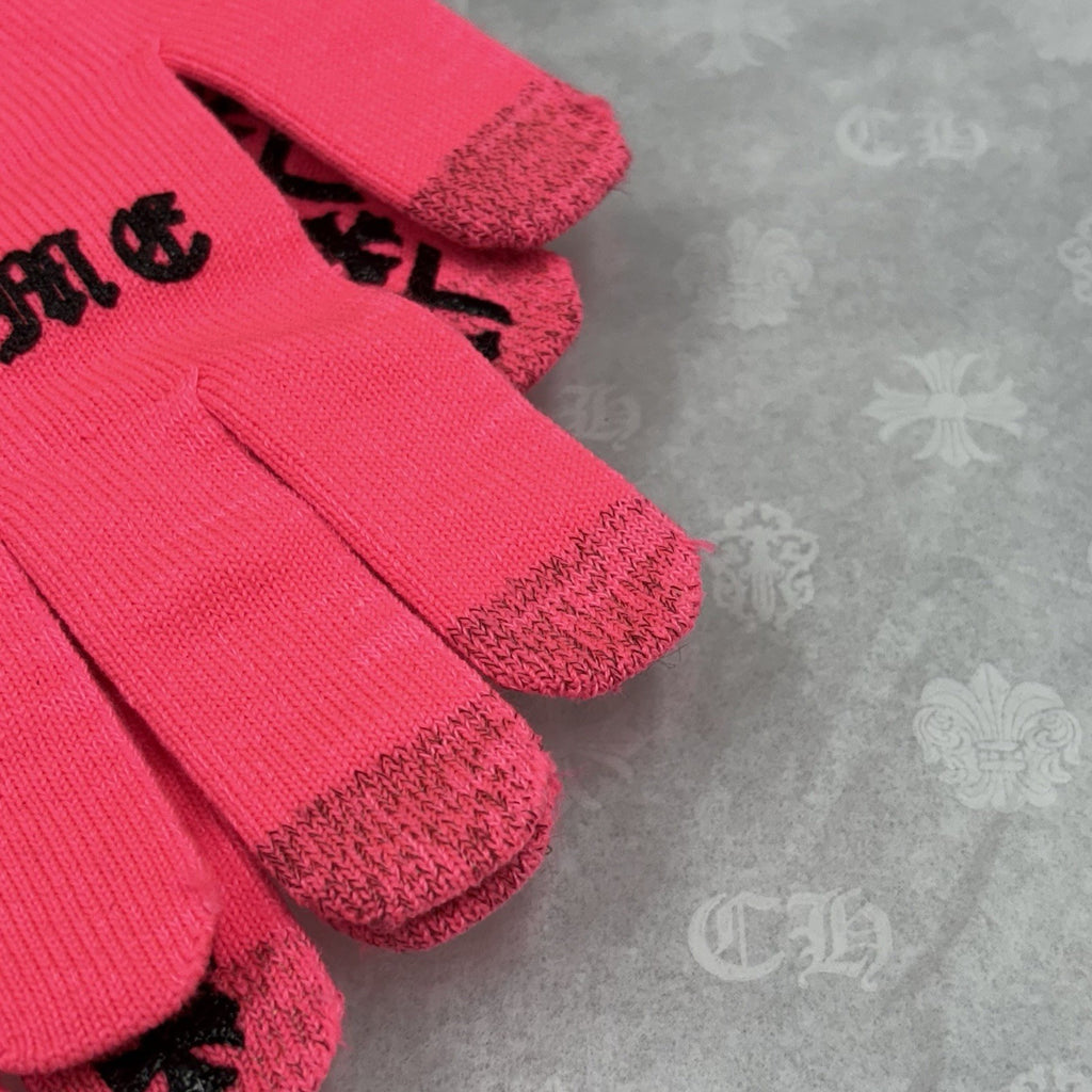 Size Small - Chrome Hearts Work Gloves ' Pink ' | BRAND NEW!