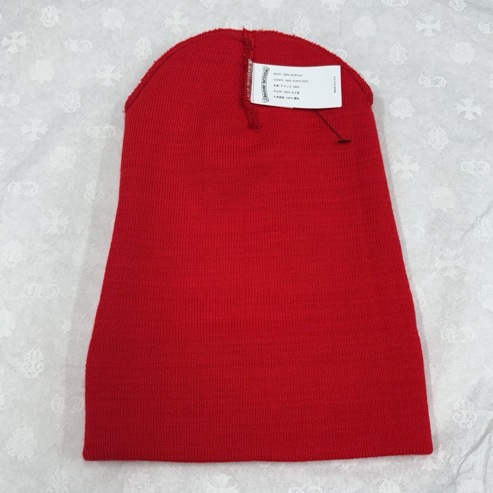 Chrome Hearts Logo Beanie ' Red ' | BRAND NEW!