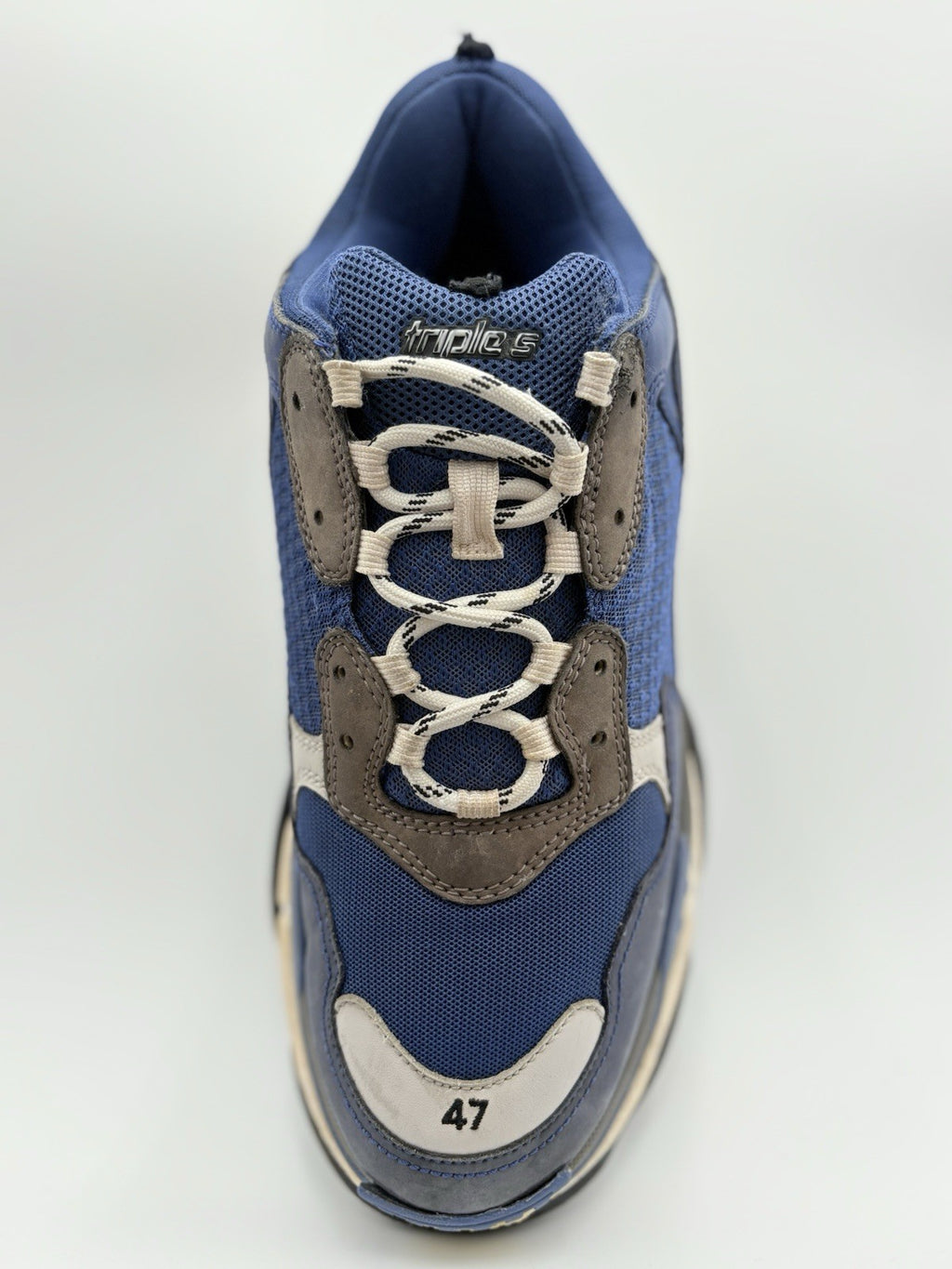 Size 47 (14 US) - Balenciaga Triple S ' Cool Blue Grey '