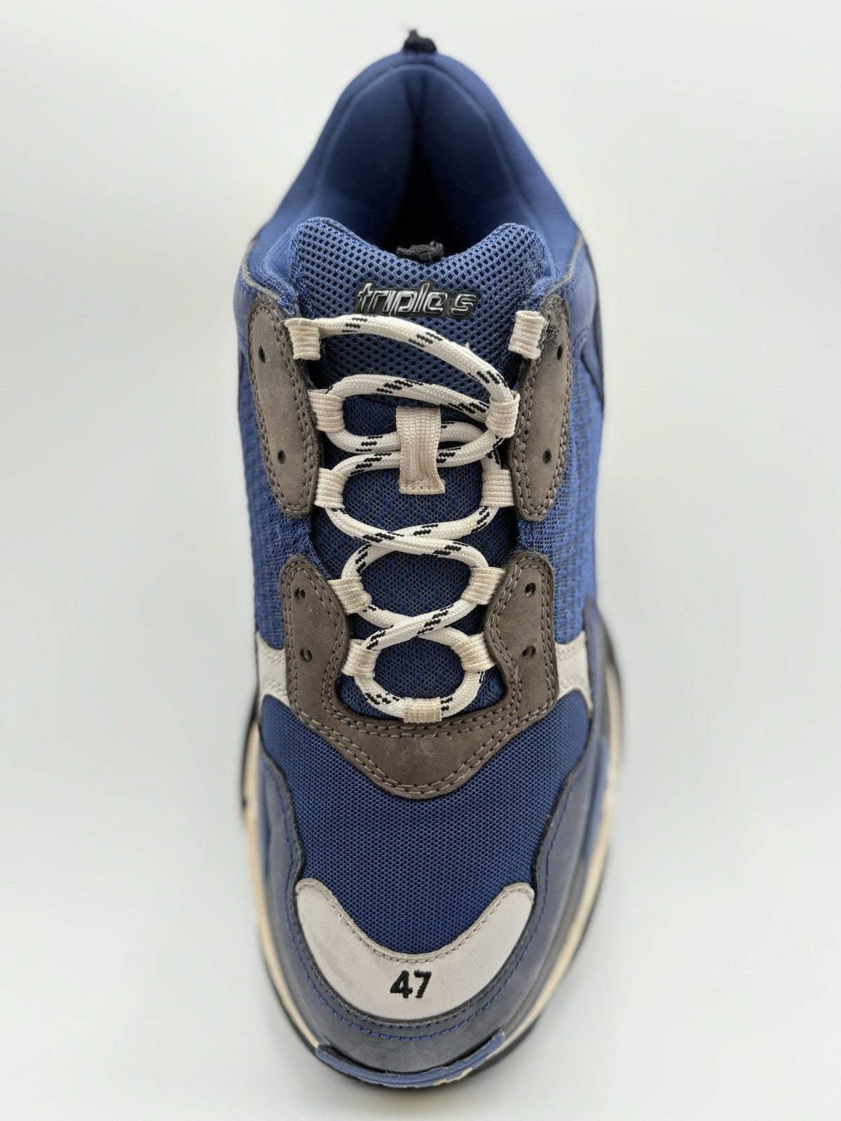 Size 47 (14 US) - Balenciaga Triple S ' Cool Blue Grey '