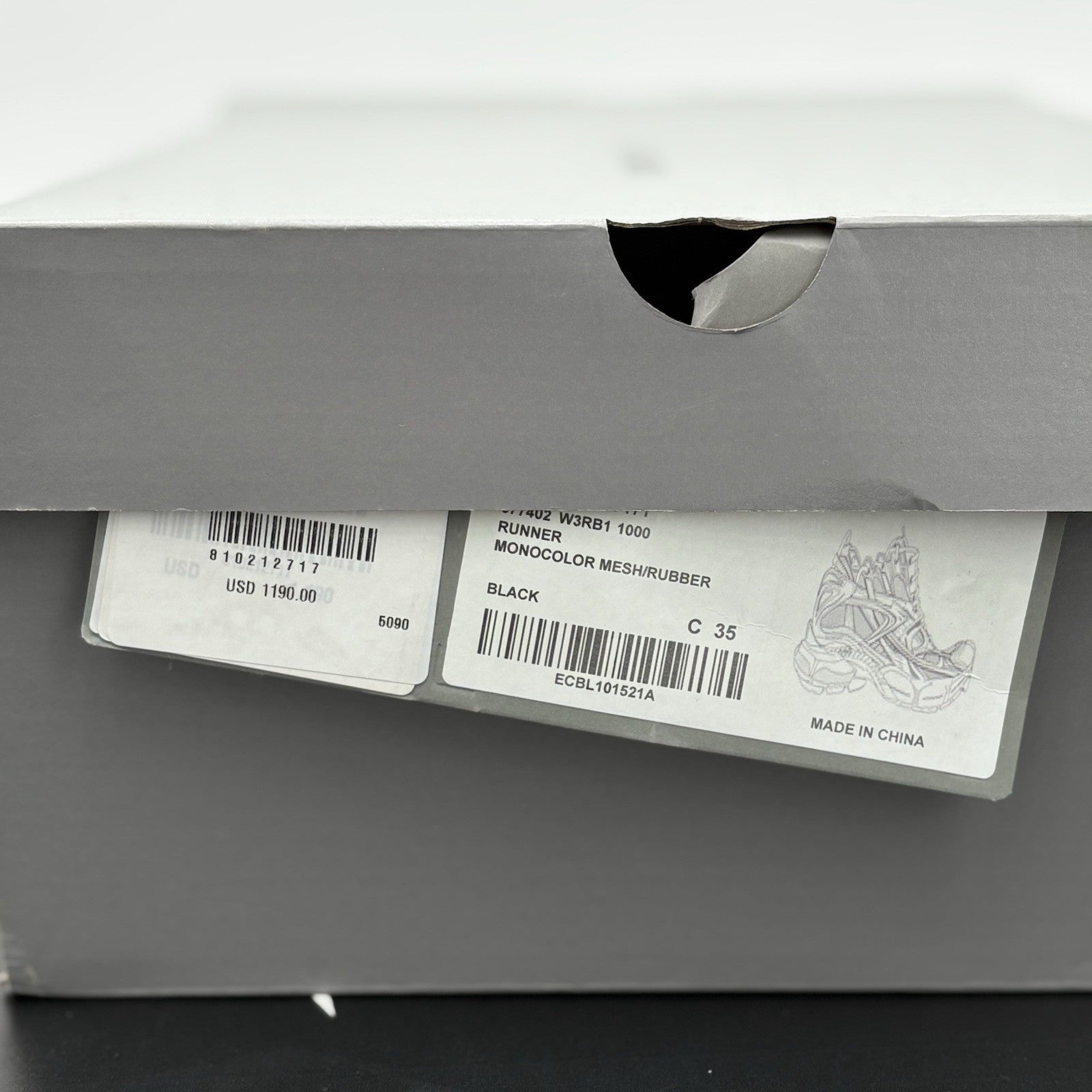 Size 35 - Balenciaga Runner Sneaker ' Triple Black ' | BRAND NEW!