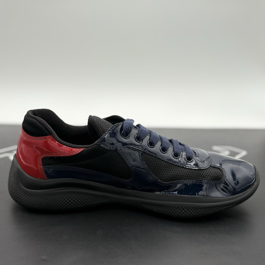 Size 9.5 UK (10.5 US) Prada Americas Cup ' Navy Red ' | GOOD CONDITION!