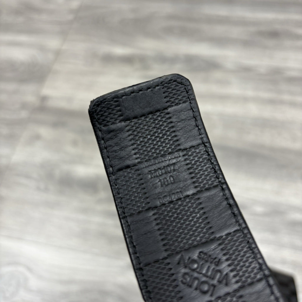 Size 100/40 - Louis Vuitton LV Initials Damier Reversible Belt ' Black ' | CLEAN