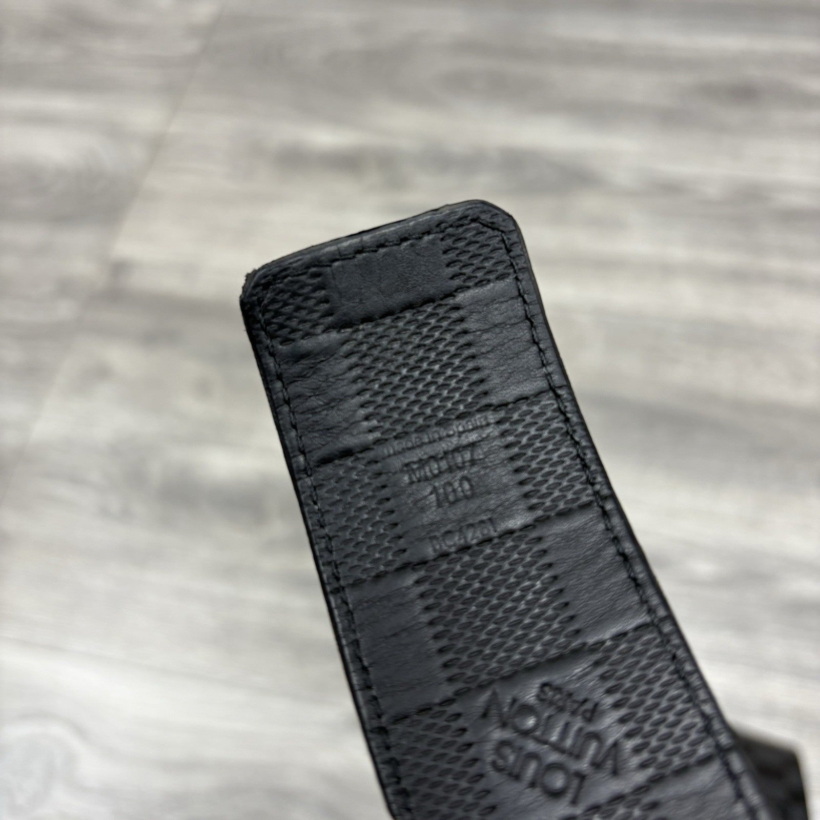 Size 100/40 - Louis Vuitton LV Initials Damier Reversible Belt ' Black ' | CLEAN