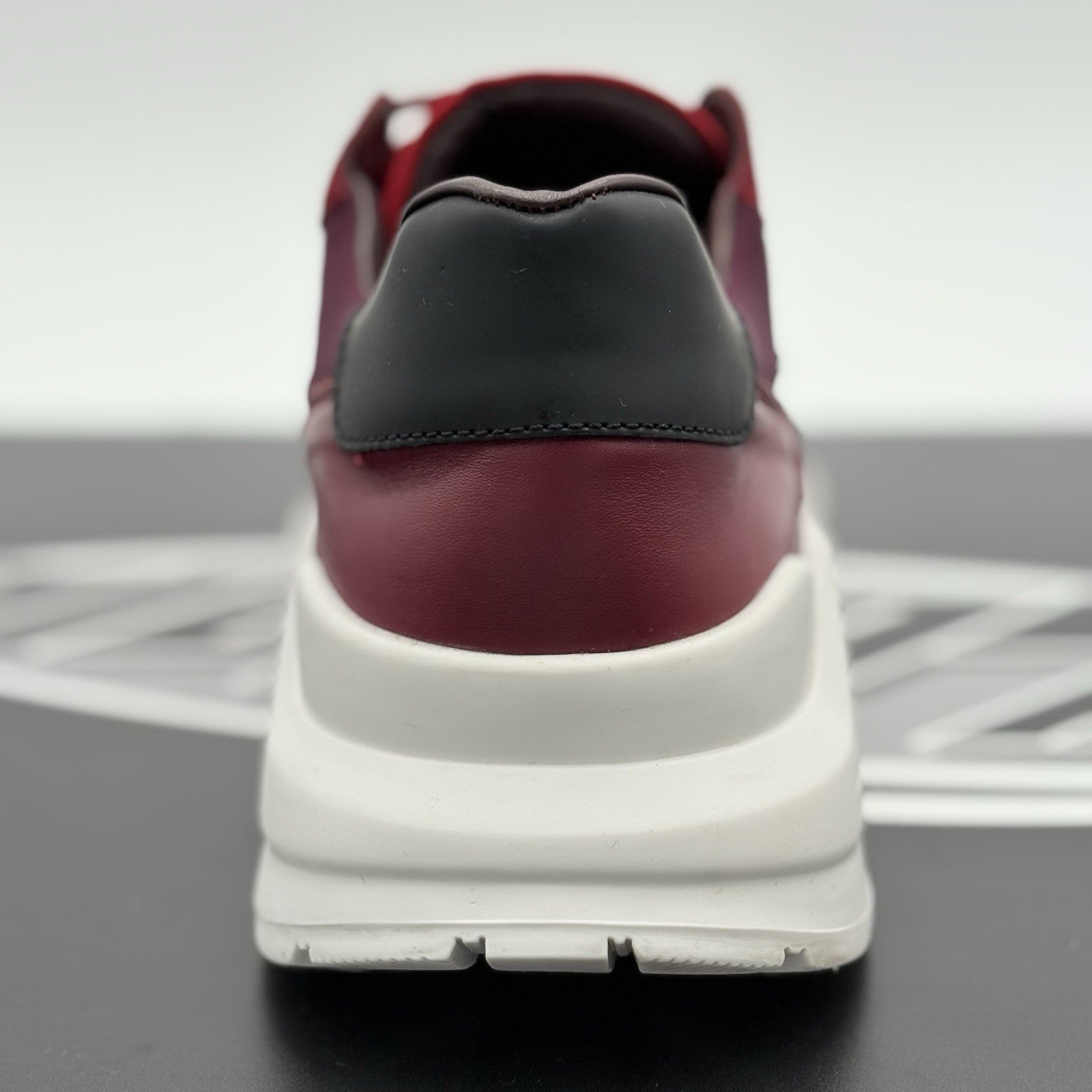 Size 43.5 (10.5 US) - Burberry Regis Sneaker ' Red Black ' | GREAT CONDITION!