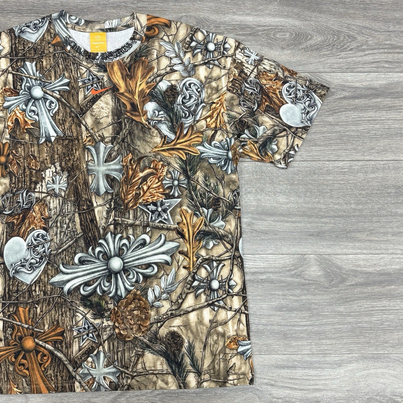 Size M - Chrome Hearts x Nike Nocta Realtree Horseshoe Logo T-Shirt  | BRAND NEW