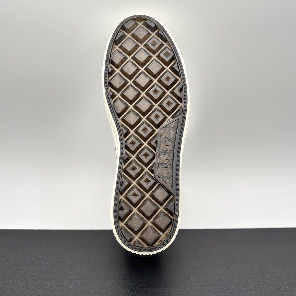 Size 43 (10US) Amiri Court Low ' White Leopard ' | Excellent!