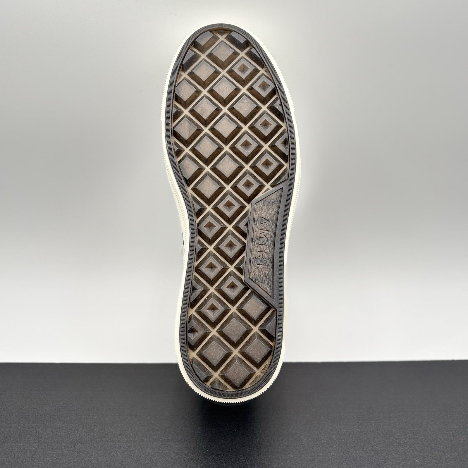 Size 43 (10US) Amiri Court Low ' White Leopard ' | Excellent!