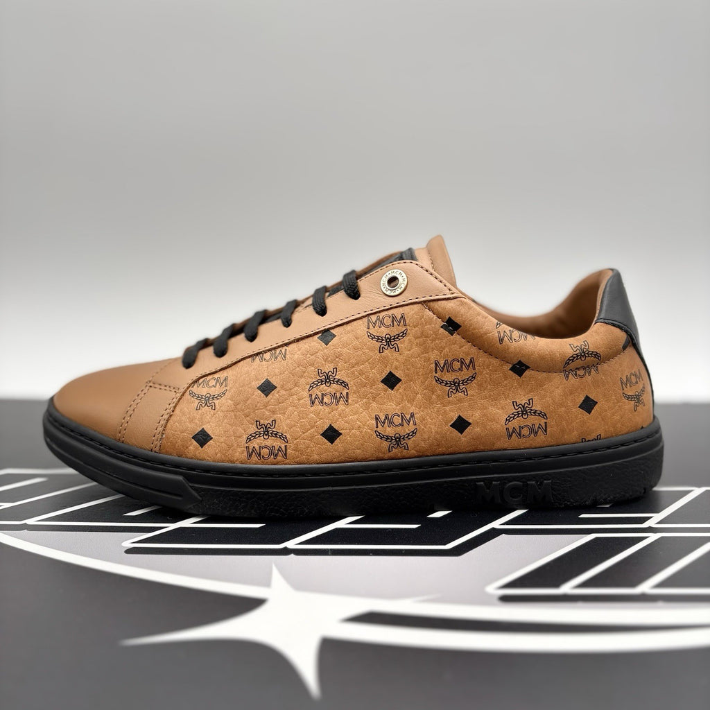 Size 41 (8 US) - MCM Terrain monogram-print sneakers | GOOD CONDITION!