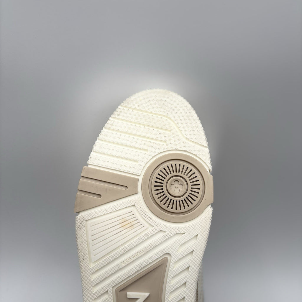 Size 7 LV (8-8.5 US) - Louis Vuitton Skate ' Beige White ' | GREAT COND!
