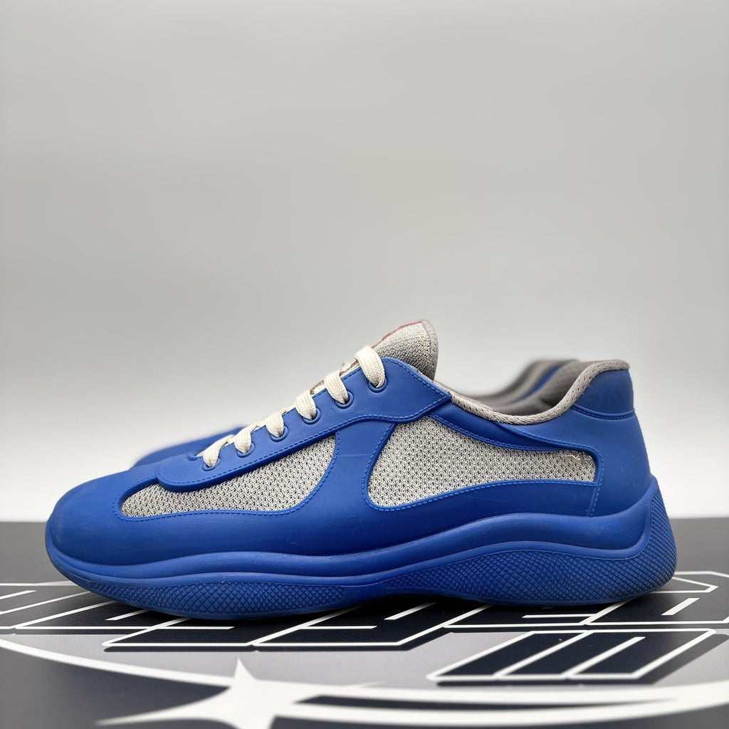 Size 45 (12 US) - Prada America's Cup Soft Rubber ' Blue ' | GOOD!