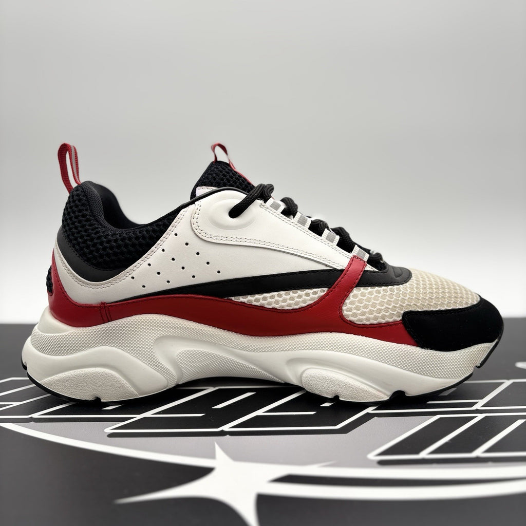 Size 43 (10 US) - Dior B22 Sneaker ‘ White, Red ‘ | GREAT CONDITION!