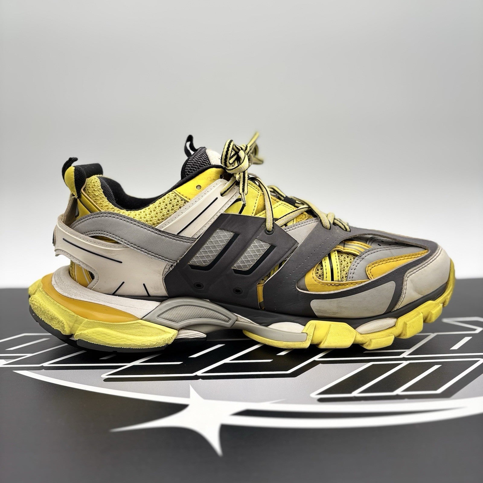 Size 45 (12 US) - Balenciaga Track ' White Yellow ' | GOOD CONDITION!