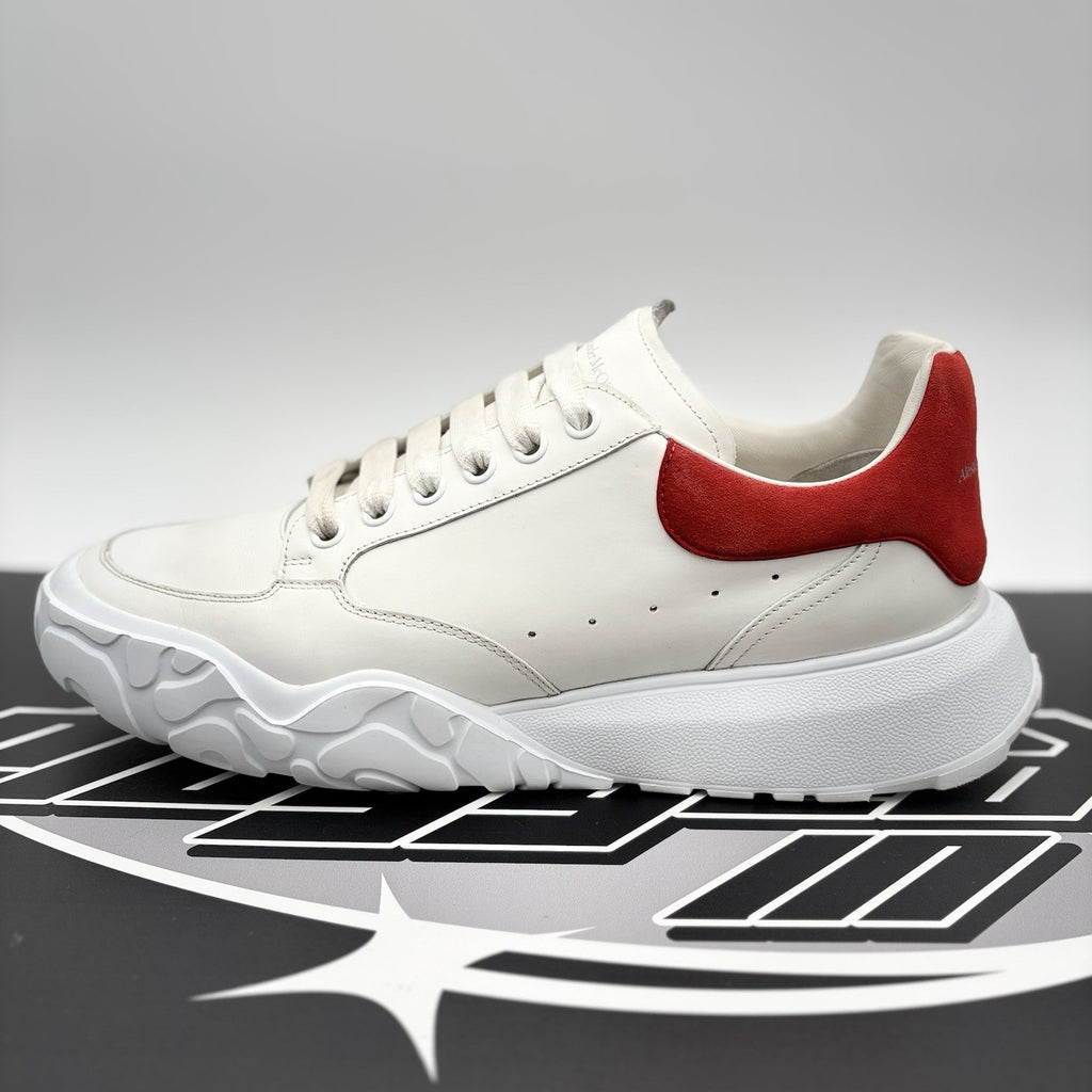 Size 45 (12 US) - Alexander McQueen Court Trainer ‘ White/Red ‘  | GOOD COND!