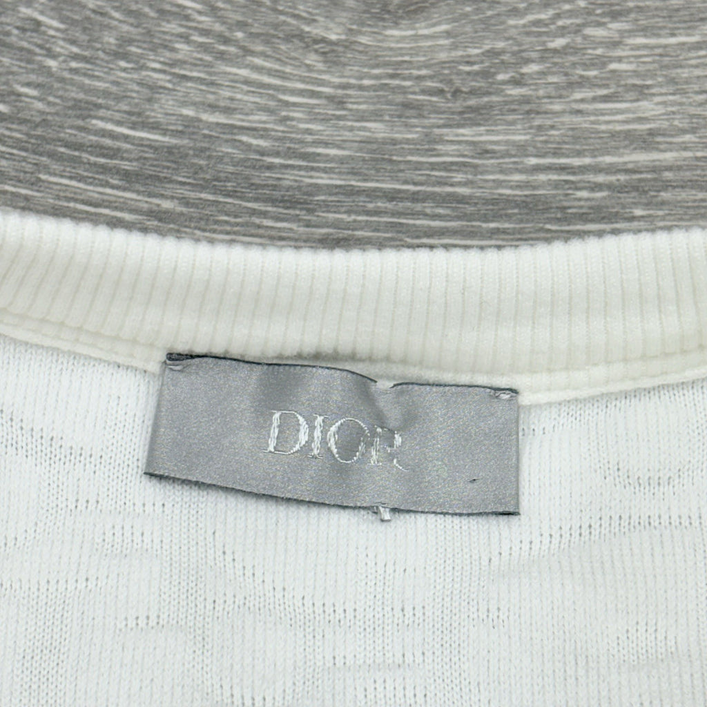 Size XS - Dior Oblique Relaxed Fit Terry Cotton Jacquard T-Shirt ' Off White '