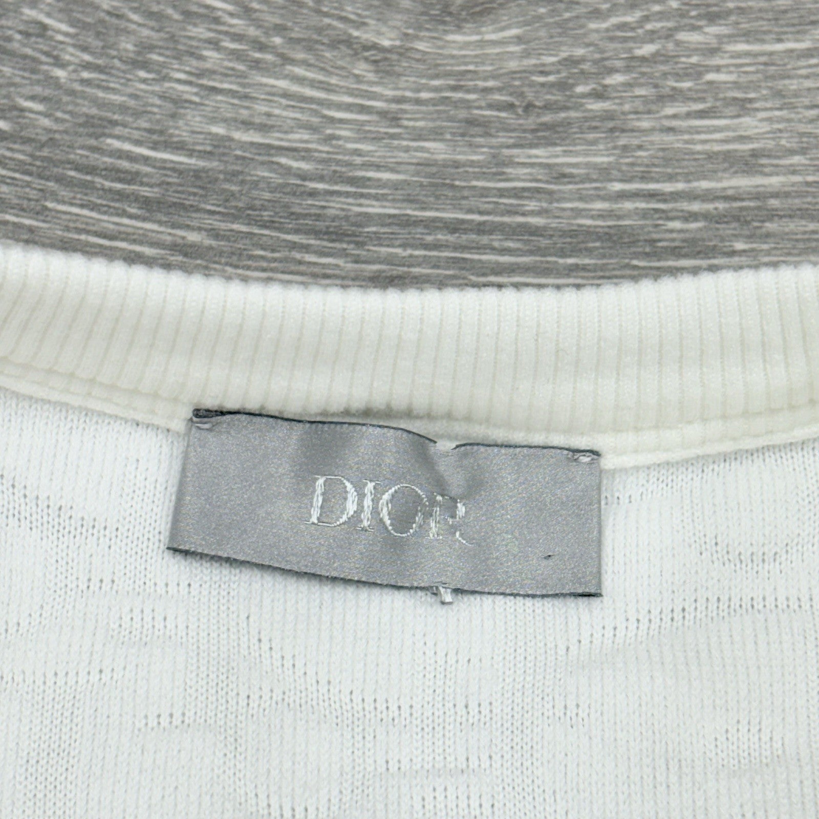 Size XS - Dior Oblique Relaxed Fit Terry Cotton Jacquard T-Shirt ' Off White '